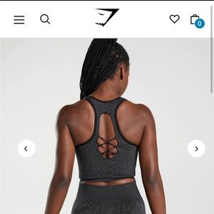 Gymshark cropped tank